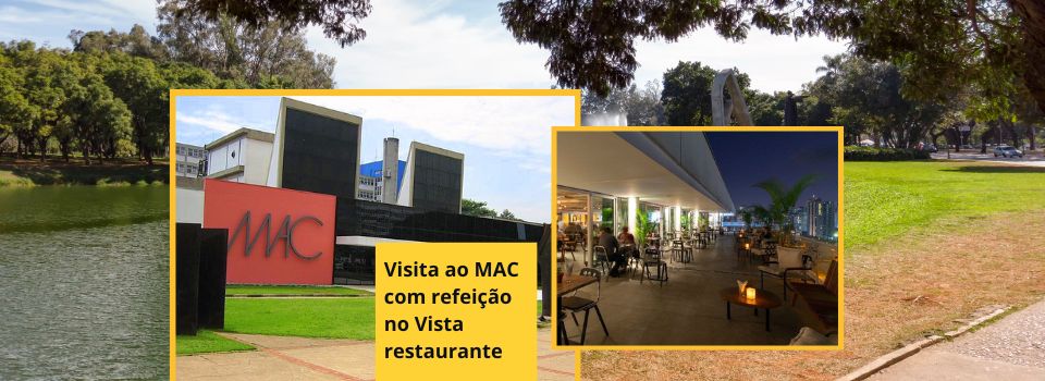 Visita ao MAC-USP com refeição no restaurante localizado no mesmo prédio Vista no Parque do Ibirapuera